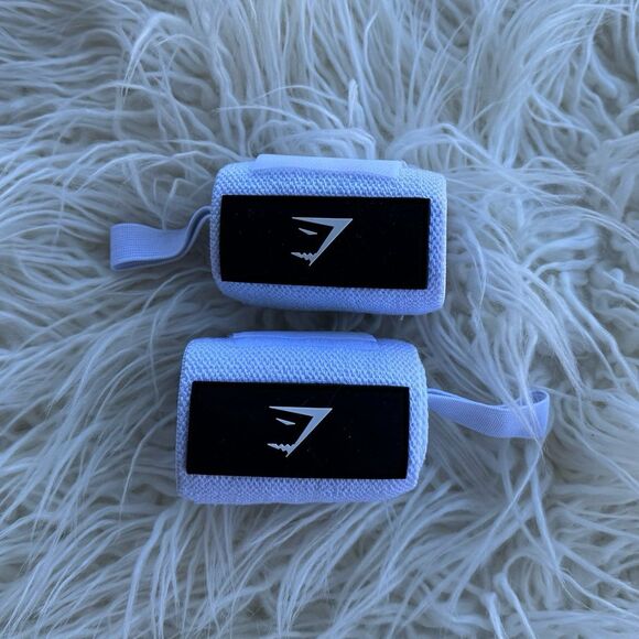 Gymshark Wrist Straps White - Picture 3 of 7